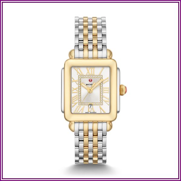 Michele Deco Madison Mid Two-Tone Women's Watch MWW06G000013 from Michele Watches