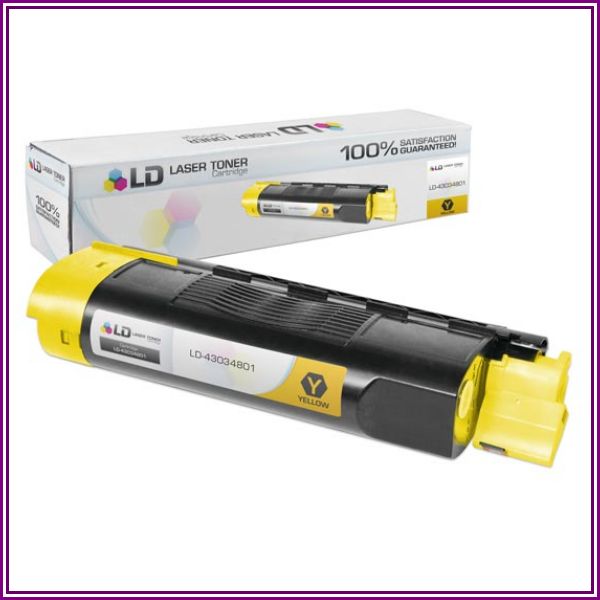 Compatible Okidata Type C6 C3100/C3200 Series Yellow Toner Cartridge (1.5k) 43034801 from InkCartridges.com